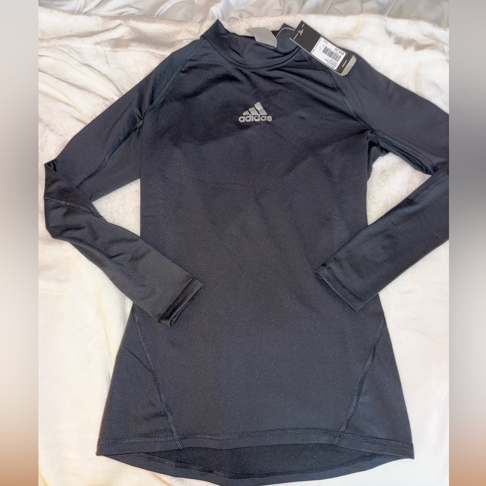 adidas Mens Black Long Sleeve Athletic Top